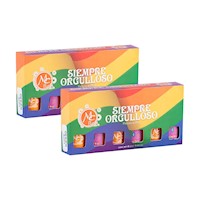 Pintura Acrilica 6Pz (Siempre Orgullos) - Mc Nails 2 Unid