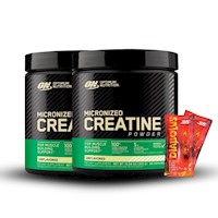 Pack Creatina Monohidritada Optimun Nutrition 300Gr X2