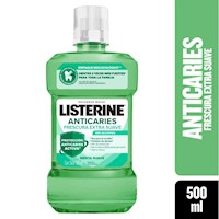 Enjuague Bucal Listerine Anticaries Zero Alcohol 500ml