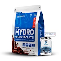 100% Hydro Whey Isolate Chocolate 2.43Lb+Creatina Yava Labs 300Gr