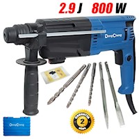ROTOMARTILLO INDUSTRIAL SDS-PLUS DONGCHENG DZC06-26 800W 2.9J 26MM 3 FUNCIONES