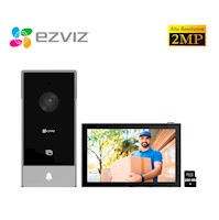 Ezviz Videoportero Inteligente HP5 2MP 3Modos Apertura Pantalla táctil 256GB