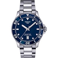 Reloj Tissot Seastar 1000 Cuarzo 40MM Gris - T120.410.11.041.00