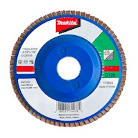 Disco Flap Plano Makita P/Mamposteria 4.5" Gr.120 D-28189