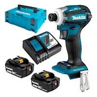 Atornillador de Impacto Makita 18V DTD172RTJ + 2 Baterias