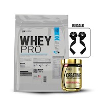 Whey Pro 5Kg Vainilla+Creatina Level Pro 250GrStraps