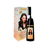 Shampoo Tinte Negro Versión Peine - Dexe 200ml + Regalo