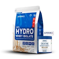 100% Hydro Whey Isolate Vainilla 2.43Lb+Creatina Applied Nutrition 250Gr