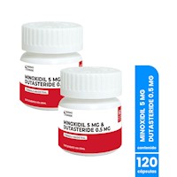 Minoxidil 5 Mg & Dutasteride 0,5 Mg X 60 Caps Dermo Sumak 2 Und