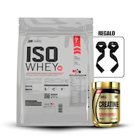 Iso Whey 90 5 Kg Vainilla+Creatina Level Pro 250GrStraps