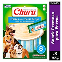 Snack Cremoso Perro Churu Pollo y Queso 1 sobre x 8 tubos