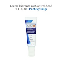 Crema Hidrante Oil Control Acné Spf30 48 Gr - Panoxyl Am + Regalo