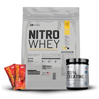 Nitro Whey 1.1Kg Cookies And Cream+Creatina Universe Nutrition 250Gr+2 Diabolus