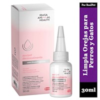 Limpia Orejas Ouvipet Dermocalmante Ibasa Perros Gatos 30ml