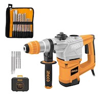 Rotomartillo RH12008 1250W 5J +  SET de 10 PZ AKD2101 INGCO