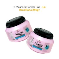 2 Máscara Capilar Pos - La Brasiliana 250Gr