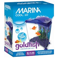 Acuario Marina Cool 10,  Goldfish Kit de 10 lt, morado Hagen