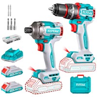 Taladro Percutor + Atornillador de impacto TCKLI20277 Total