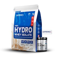 100% Hydro Whey Isolate Vainilla 2.43Lb+Creatina Universe Nutrition 250Gr