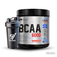 Aminoácido Bcaa 6000 490Gr Fruit Punch + Shaker