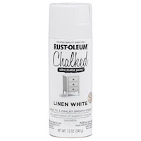 Pintura Rust-Oleum Chalked Ultra Mate Lino Blanco 340g