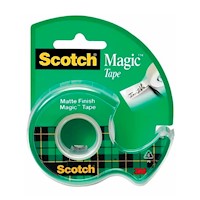 Cinta Scotch Mágica con Dispensador 810 18mm x 33m