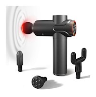 Masajeador con 4 Cabezales Digital Grey