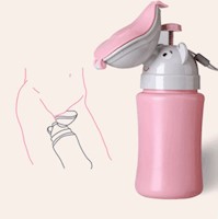 Urinario Portatil Niña Elefantita Rosa