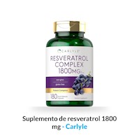 Suplemento De Resveratrol 1800 Mg - Carlyle + Regalo