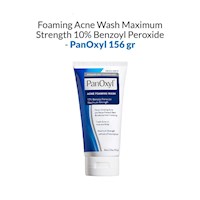 Foaming Acne Wash Maximum Strength 10% Benzoyl Peroxide - Panoxyl 156 Gr + Regalo