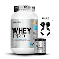 WHEY PRO 1.1 KG CHOCOLATE + UNIVERSE NUTRITION 150GR + STRAPS