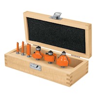 Set de Fresas 1/4" 6 Piezas Truper 11359