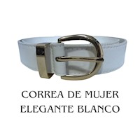 Correa de mujer elegante Blanco