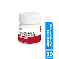 Minoxidil 5Mg & Dutasteride 0,5 Mg 30Caps - Dermosumak