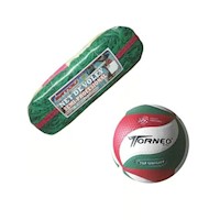Set De Voley Semiprofesional Verde