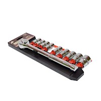 Set Llave Ratchet Kamasa + Dados 1/2 10 Piezas KM838