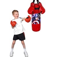 Saco De Boxeo Infantil Colores 55 Cm