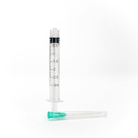 Jeringa Hipodérmica Estéril de 3 ML Aguja 21 G X 1 1/2" CAJA 100 UND