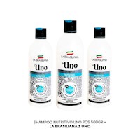 3 Shampo Uno- Pos 500Gr - La Brasiliana