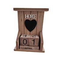 Calendario de Mesa Beige Vintage