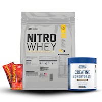 Nitro Whey 5.5LB Vainilla+Creatina Applied Nutrition 250Gr+2 Diabolus