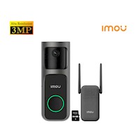 Timbre Cámara IMOU Doorbell 2S Kit 2K Batería Detección Merodeo 64GB