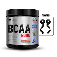 Bcaa 6000 490Gr Fruit Punch+Straps