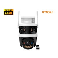 Cámara IMOU CRUISER TRIPLE 3+3+5MP Audio 2 vías Luz disuasiva 256GB