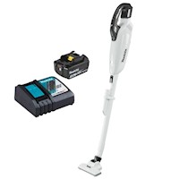 Aspiradora Slim Silence White Inalambrica 18V 4 velocidades Makita CO-DCL283FZW-BL1830