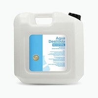 Agua Destilada No Estéril de 20 L