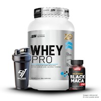 Pack Whey Pro 1.1Kg Chocolate+Maca Negra Sport 120 Caps