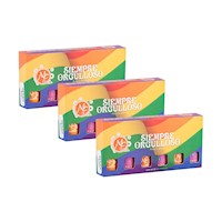Pintura Acrilica 6Pz (Siempre Orgullos) - Mc Nails 3 Unid