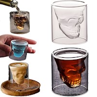 Vaso Modelo Calavera Skull Para Bebidas Frías o Calientes De 150ml