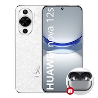Smartphone HUAWEI Nova 12s 8GB+256GB Dual Sim - Blanco + Audífono Freebuds Pro 2